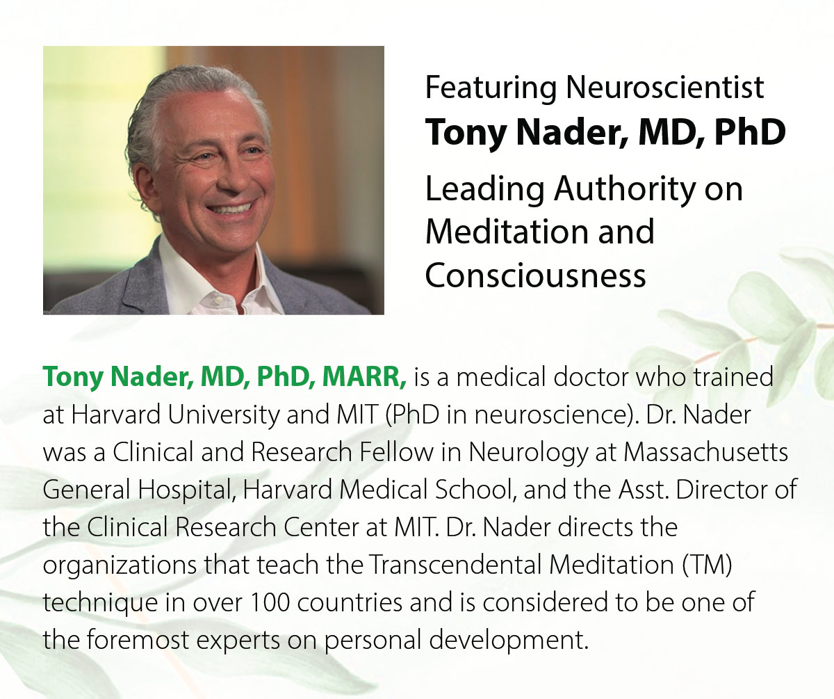 Dr. Tony Nader